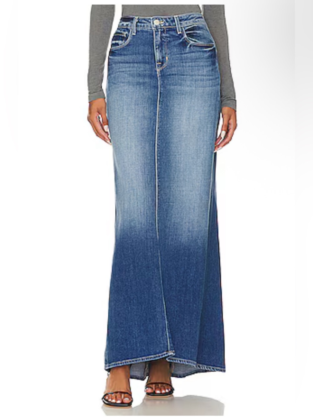 L’AGENCE Women’s KAILANI MERMAID DENIM MAXI SKIRT - Size 29💙❤️